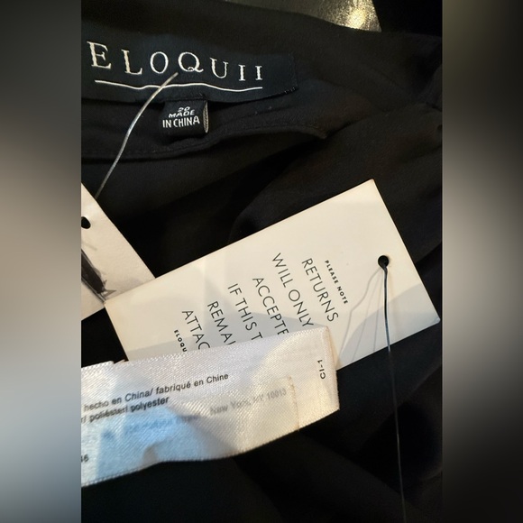 Eloquii Black Long Sleeve Maxi Dress - Picture 14 of 14